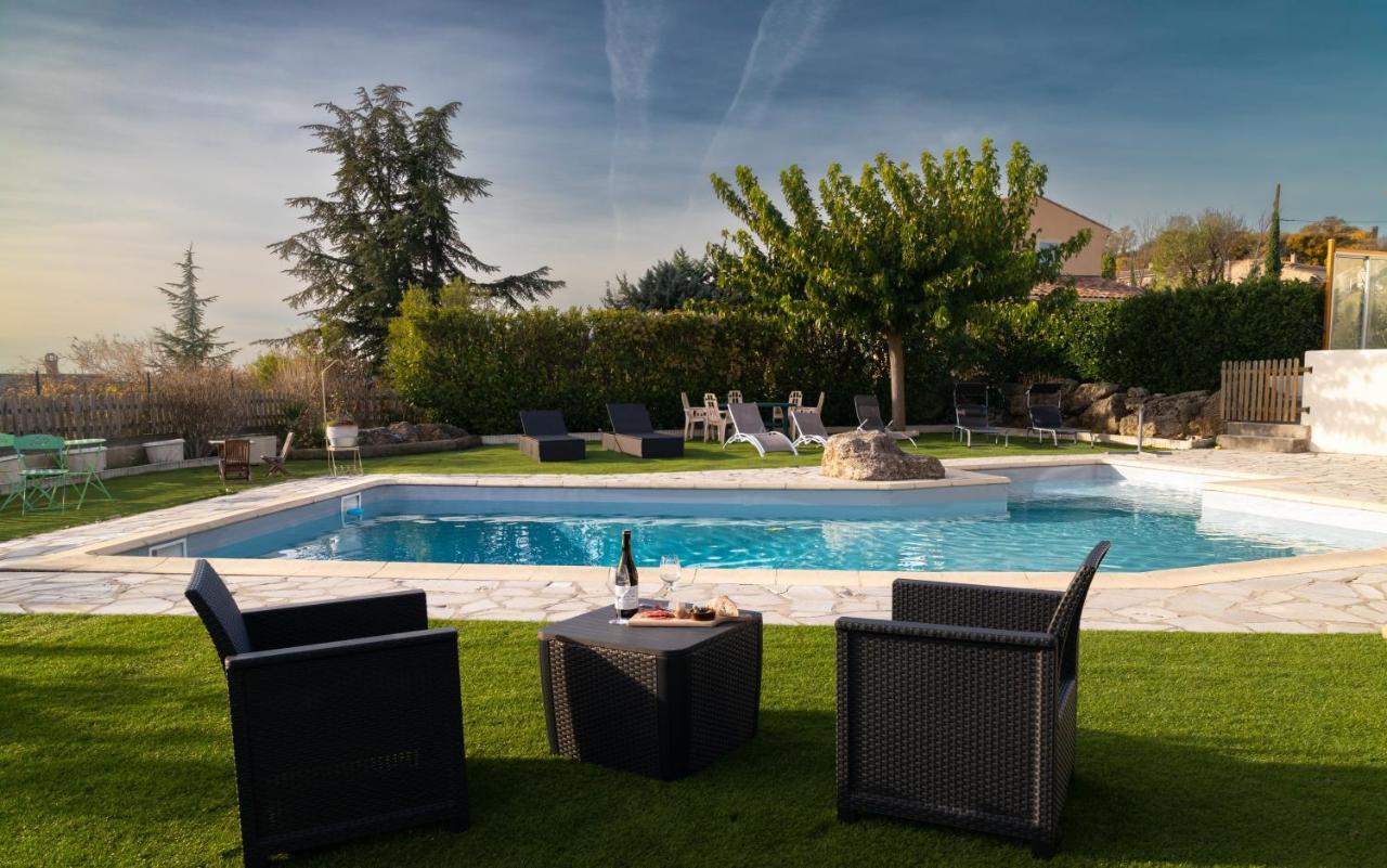 La Halte Gourmande Hotel Vachères Buitenkant foto